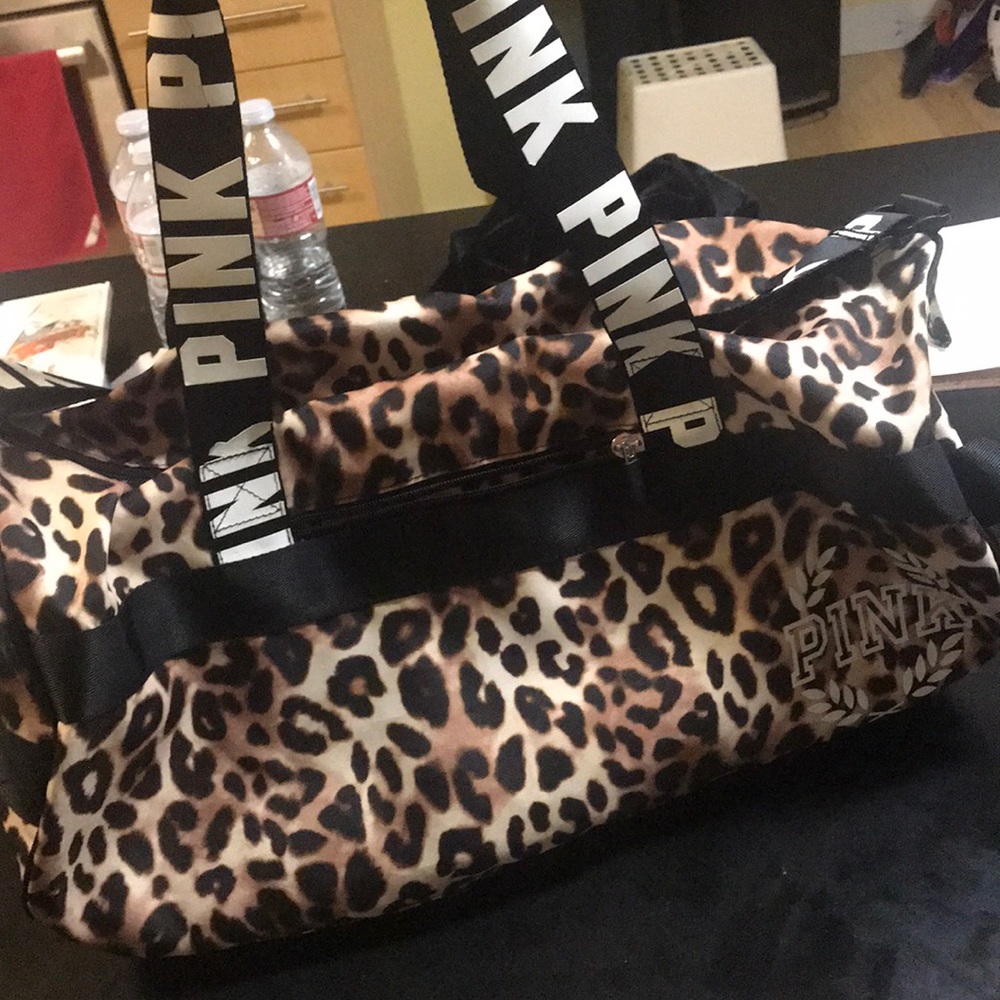 Pink gym bag